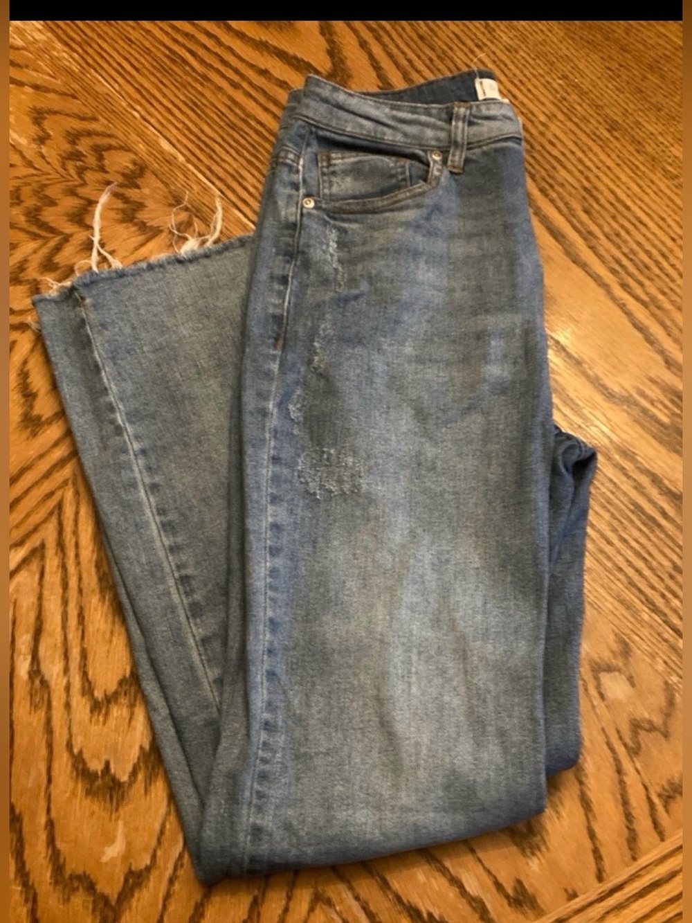 Harper Heritage Distressed Raw Hem Skinny Jeans Women’s Size 27